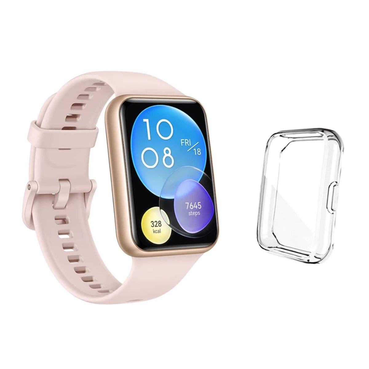 GENERICO - Carcasa Protector Para Huawei Watch Fit SE Trasparente