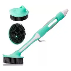 GENERICO - Cepillo Dispensador Jabón Para Limpieza De Hogar