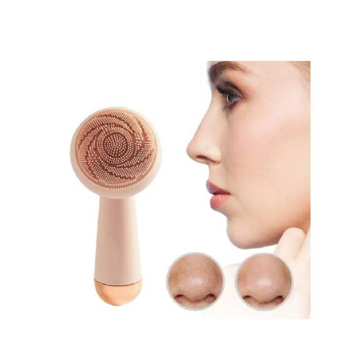 GENERICO - Cepillo Limpiador y Masajeador Facial Recargable