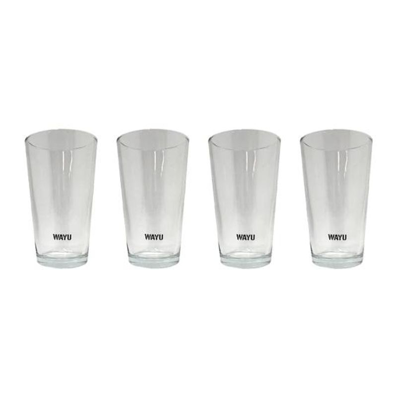 KEEP - SET 4 VASOS VIDRIO WAYU