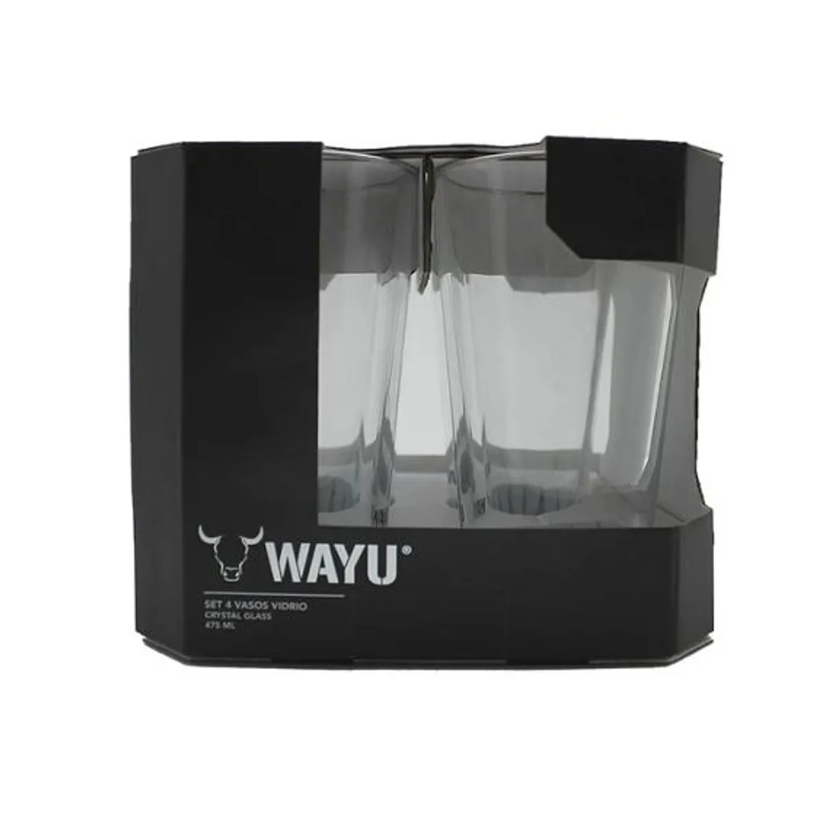 KEEP - SET 4 VASOS VIDRIO WAYU