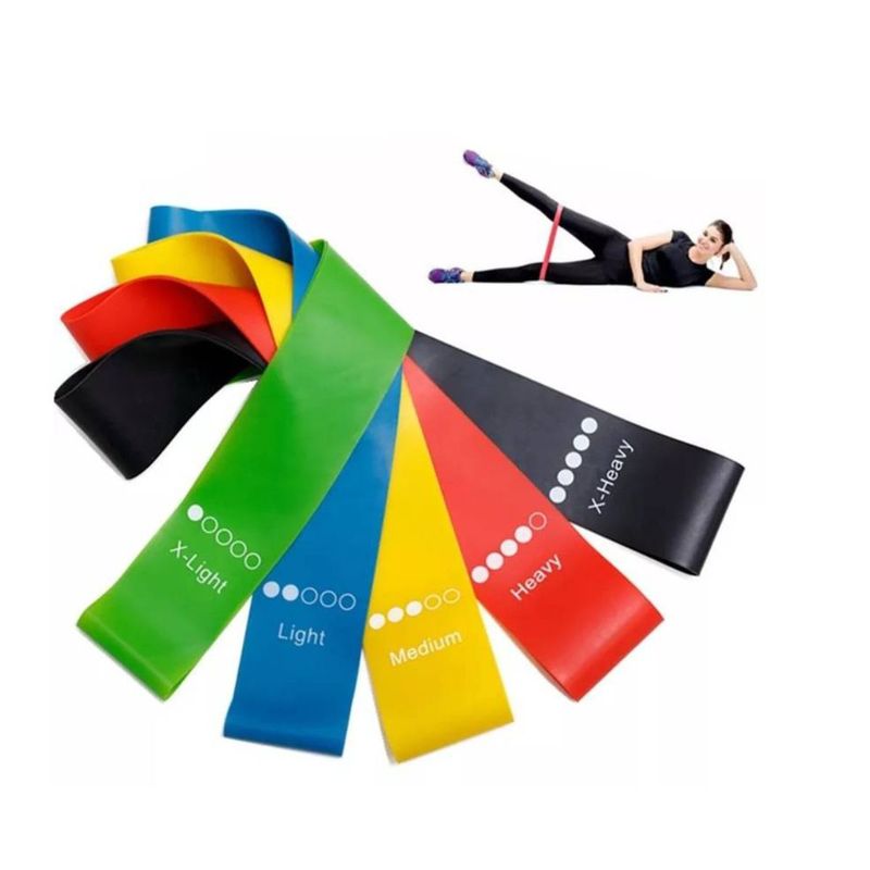 GENERICO - Kit Bandas Elásticas Resistencia Fitness Pilates Yoga