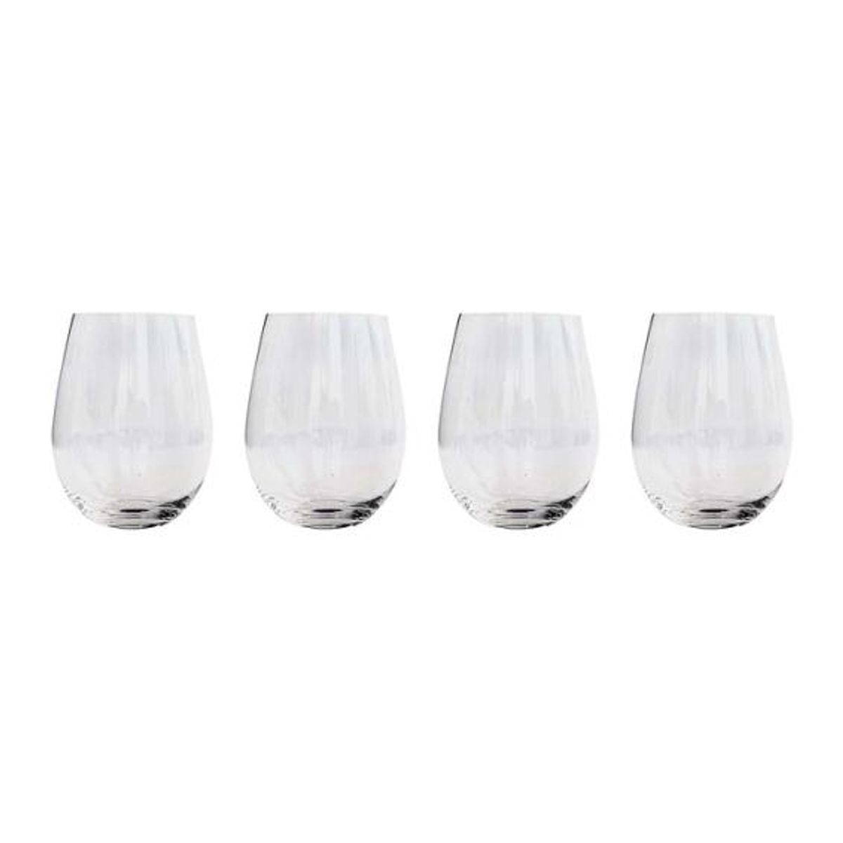 KEEP - SET 4 VASOS REDONDOS VIDRIO WAYU