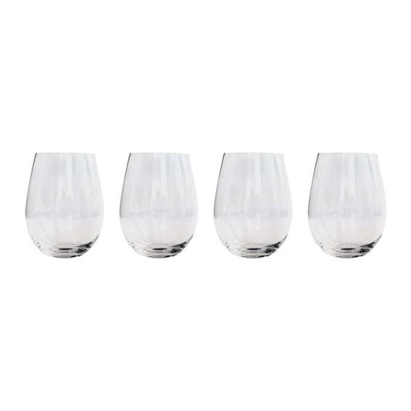 KEEP - SET 4 VASOS REDONDOS VIDRIO WAYU