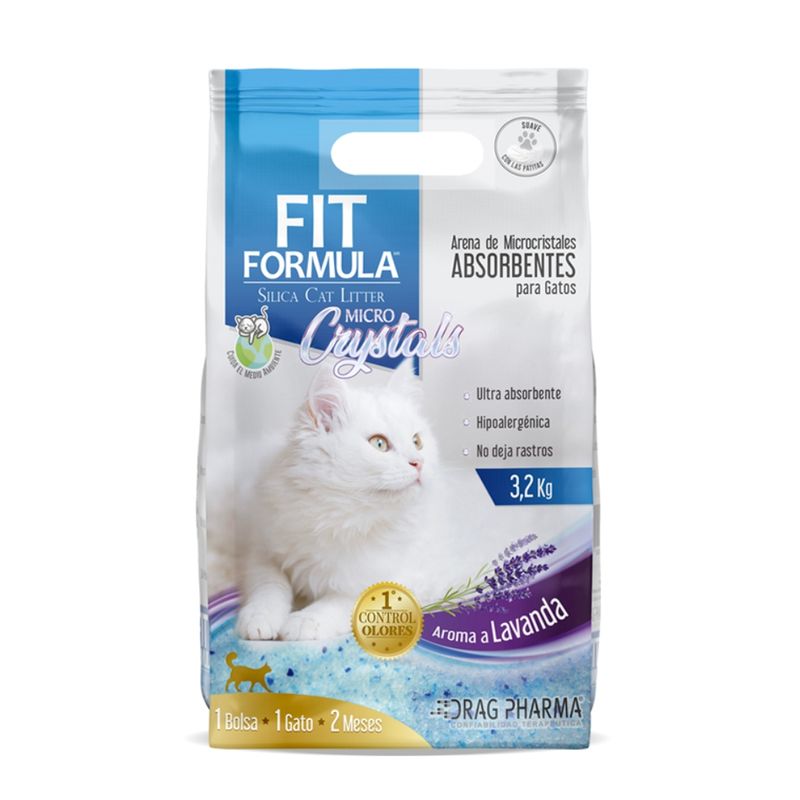 FIT FORMULA - Arena Cristales Sanitarios Fit Formula Lavanda 32k Mp