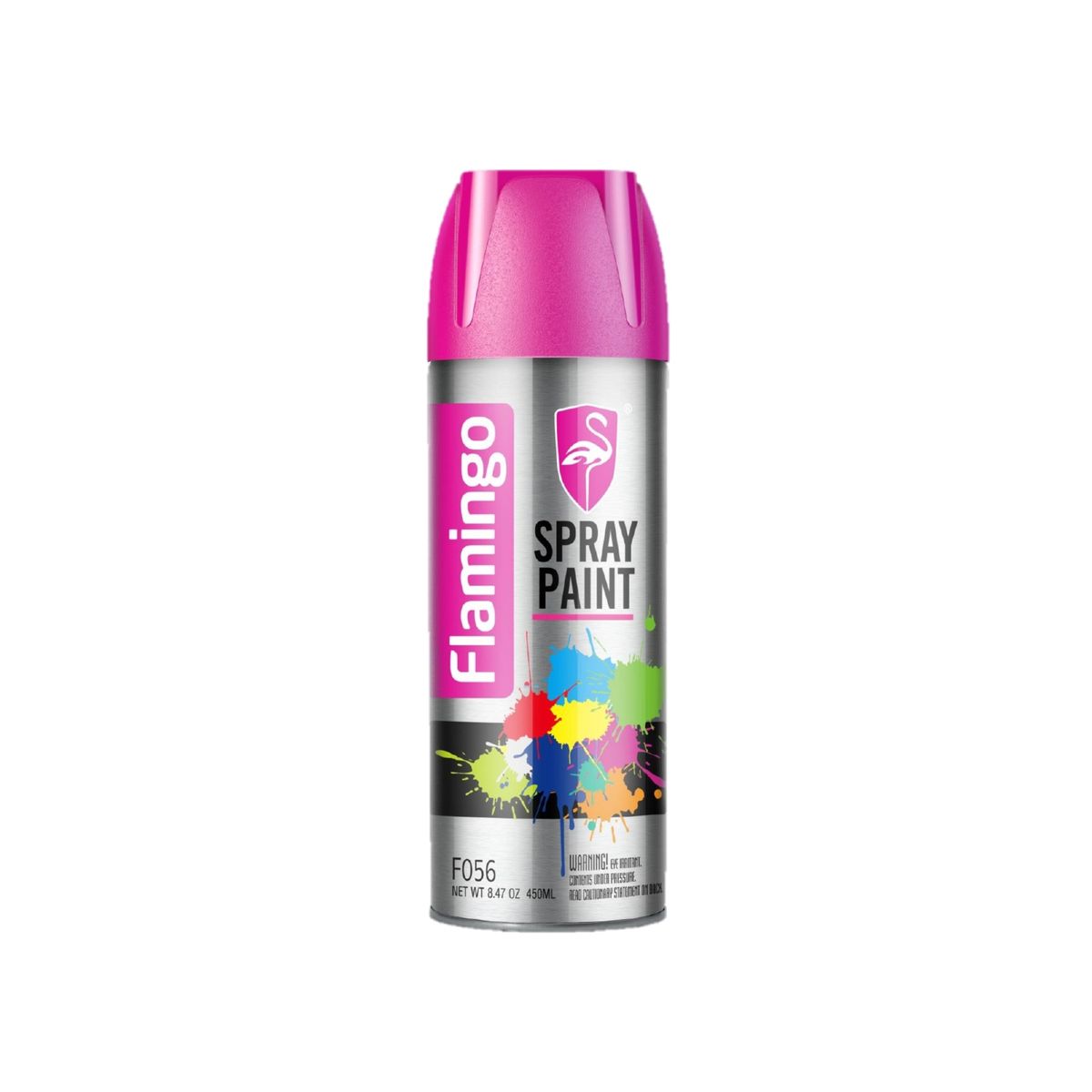 FLAMINGOS - Pintura En Spray Negro Brillante 450ml Flamingochile