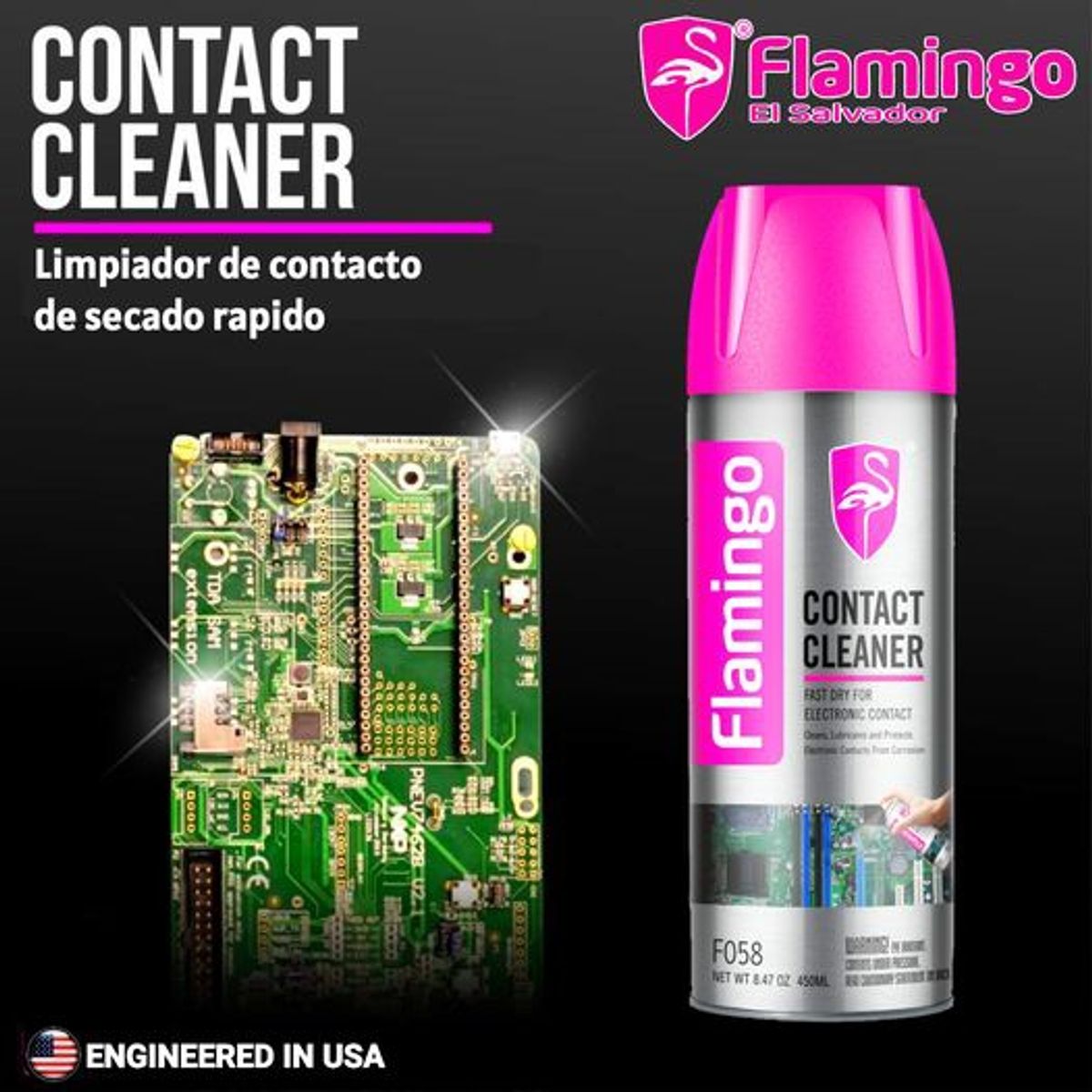 FLAMINGOS - Limpia Contacto 450 ML Flamingochile