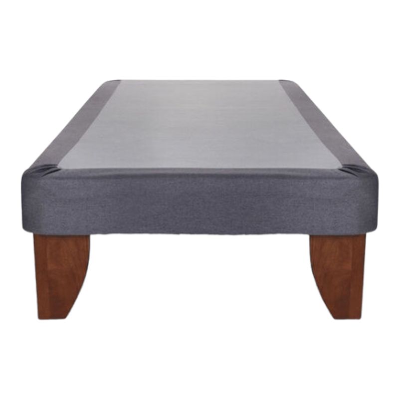 GENERICO - Base Europea para cama 1.5 plazas 105x190cm LINO GRIS OSCURO