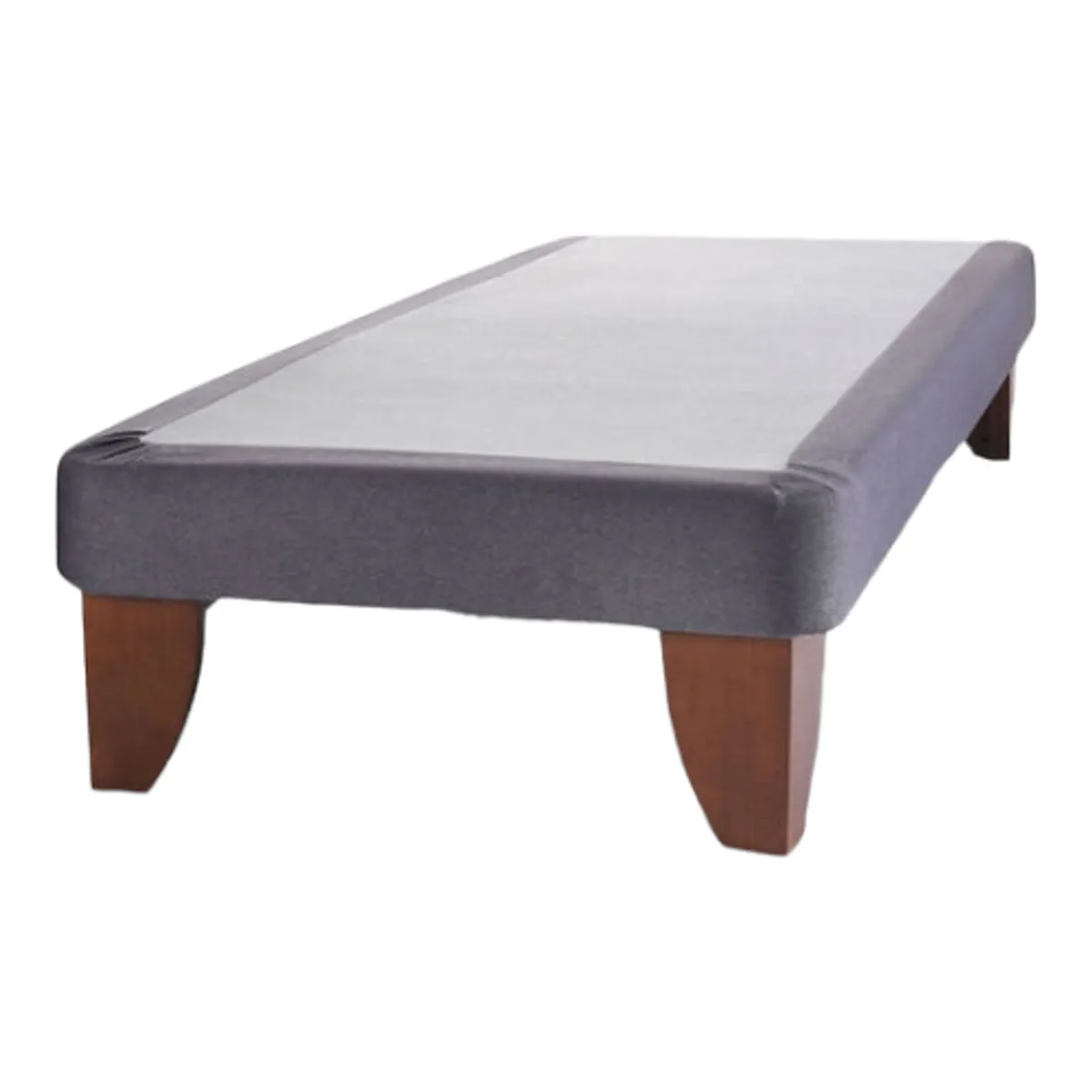 GENERICO - Base Europea para cama 1.5 plazas 105x190cm LINO GRIS OSCURO