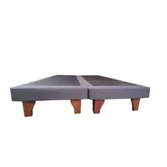 GENERICO - Base Europea para cama King 180x200cm LINO GRIS OSCURO