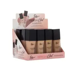 MALCREADO34401 - Pack 3und Base Maquillaje Fefresh Gel Foundation Loveyes Gms