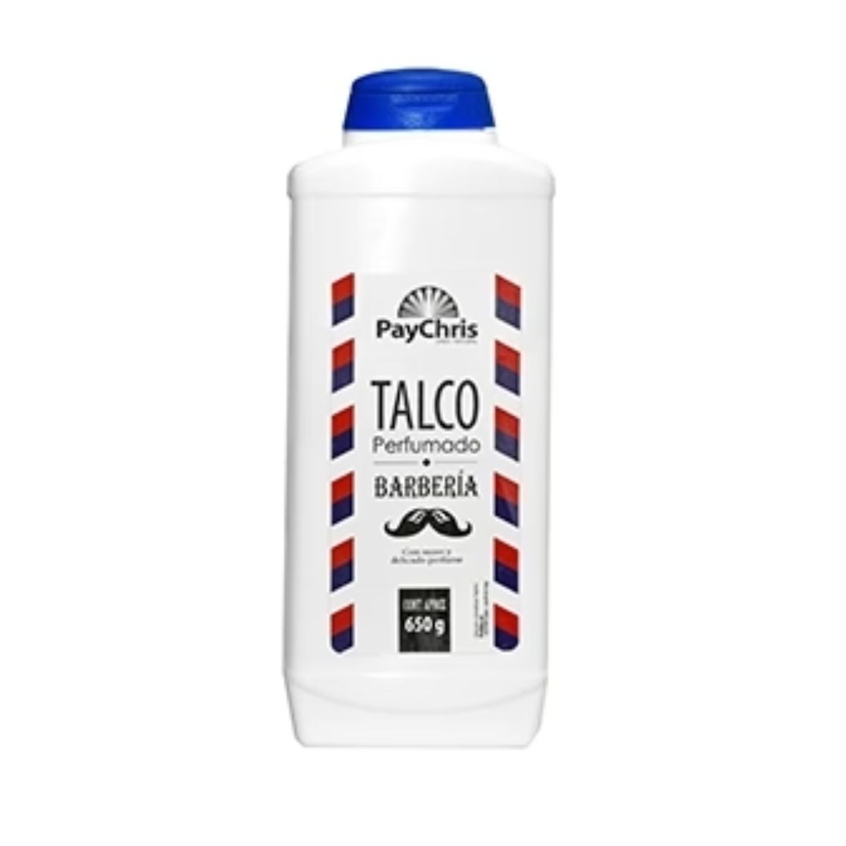 GENERICO - Pack 2 unid Talco Perfumado Barbería Peluquería Pay Chris 650g Gms.-