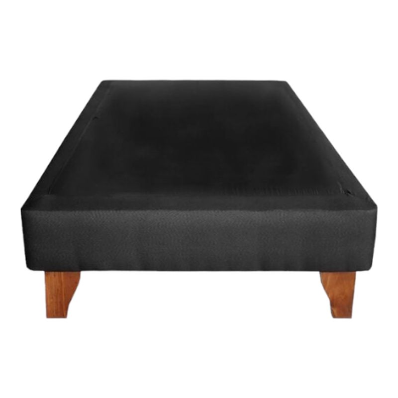 GENERICO - Base Europea para cama 1.5 plazas 105x190cm LINO NEGRO