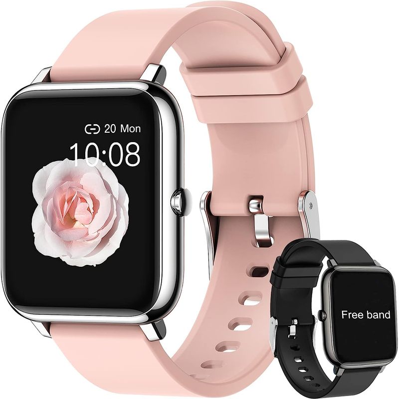 BLUEDREAMER - Smartwatch Deportivo P22 Rosa reloj inteligente