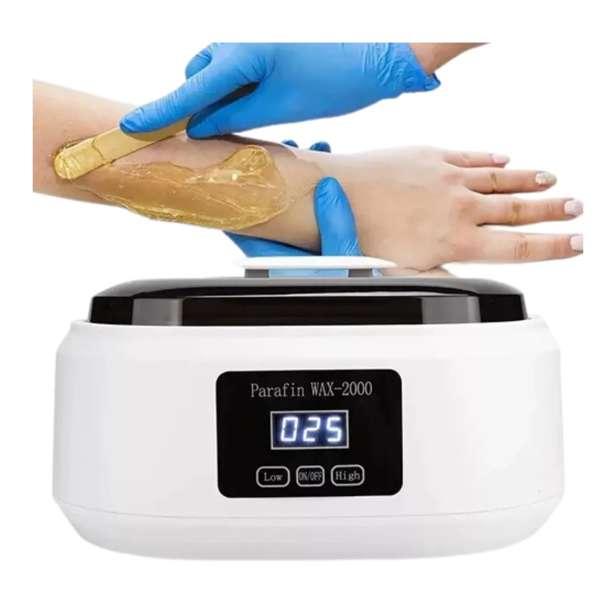 MAXCARE - Olla Calentador Cera Parafina Lovecrazy Manicure Wax2000 Gms