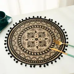 GENERICO - Set De 6 Manteles Individuales Mesa Comedor Impermeable Ardeco