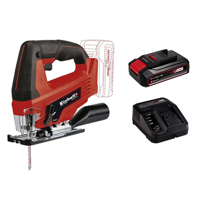 EINHELL - Sierra Caladora 18v Bateria + Cargador Einhell 4321209