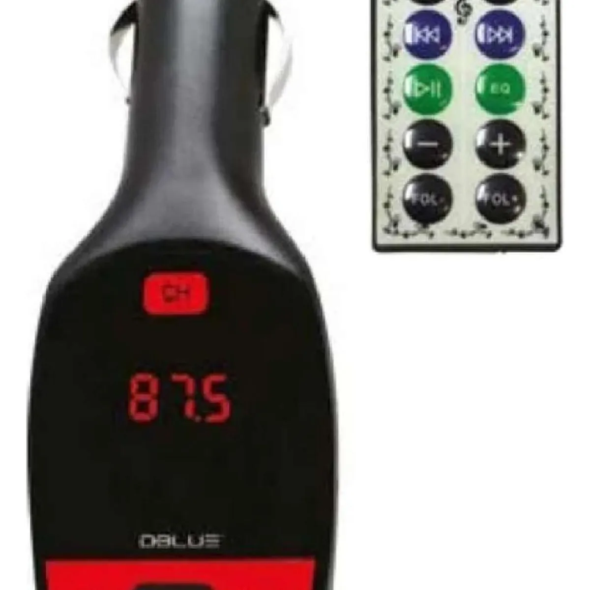 DBLUE - TRANSMISOR FRECUENCIA FM DBLUE PANTALLA LED BLACK