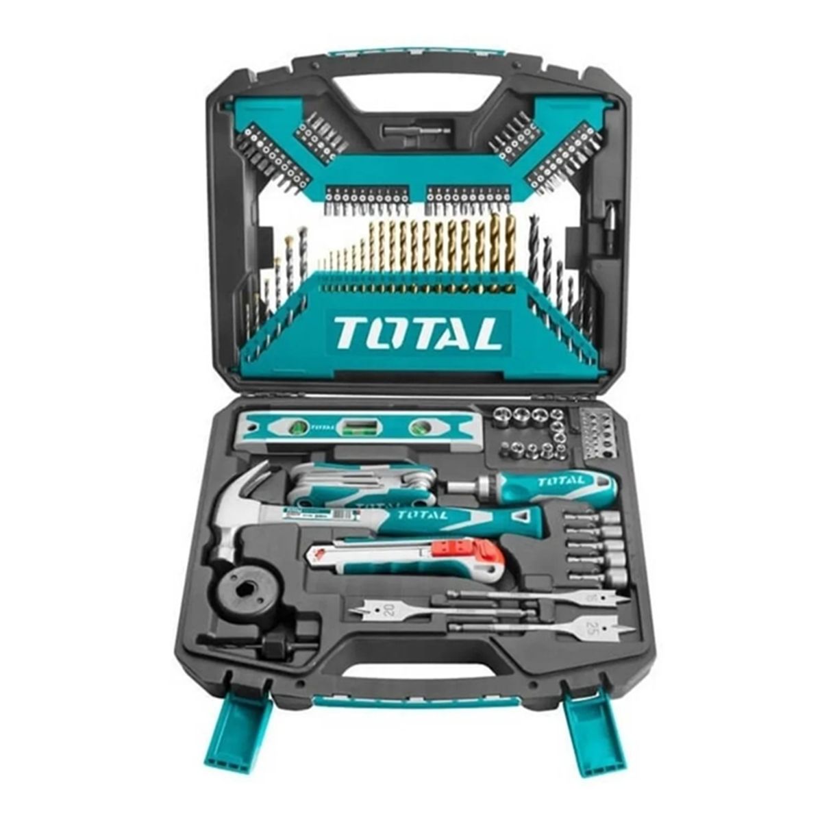 TOTAL TOOLS - Set Brocas Herramientas Manuales 120 Pcs