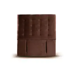 LATAM HOME - RESPALDO NAPOLES TELA CHOCOLATE 1 PZA