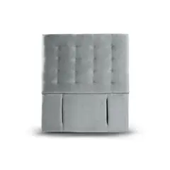 LATAM HOME - RESPALDO NAPOLES TELA GRIS 1 PZA