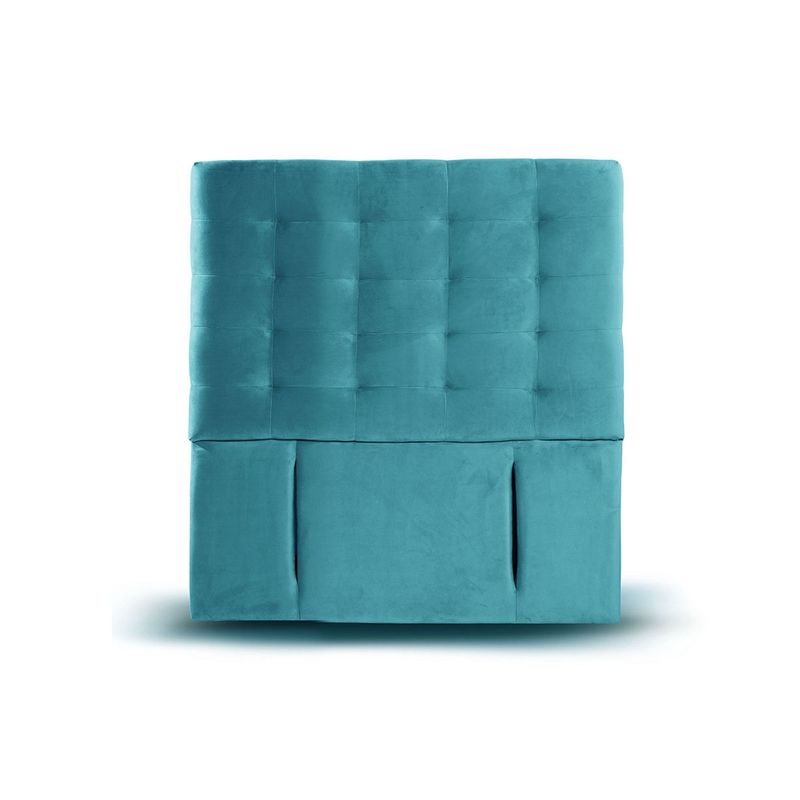 LATAM HOME - RESPALDO NAPOLES TELA TURQUESA 1 1/2 PZA