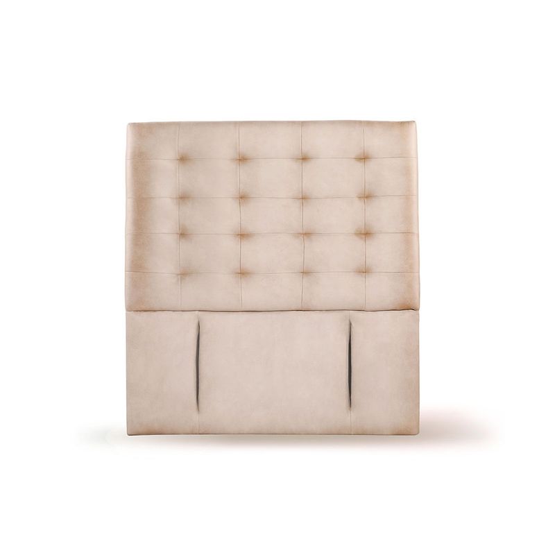 LATAM HOME - RESPALDO NAPOLES CUERO BEIGE 1 1/2 PZA