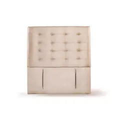 LATAM HOME - RESPALDO NAPOLES CUERO BEIGE 1 1/2 PZA