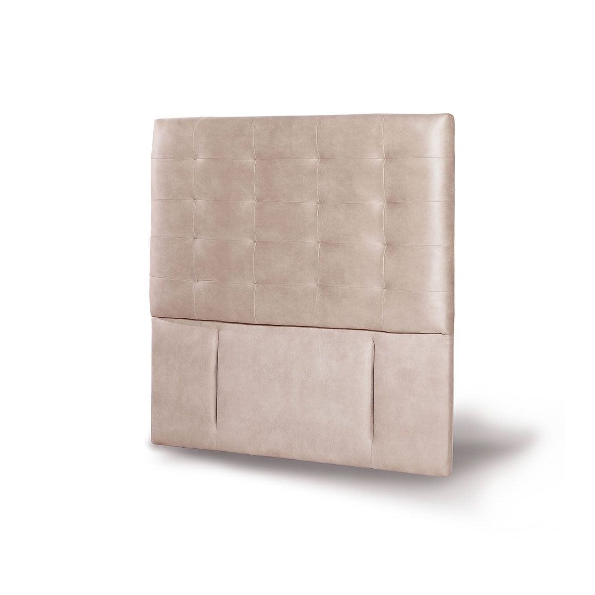 LATAM HOME - RESPALDO NAPOLES CUERO BEIGE 1 1/2 PZA