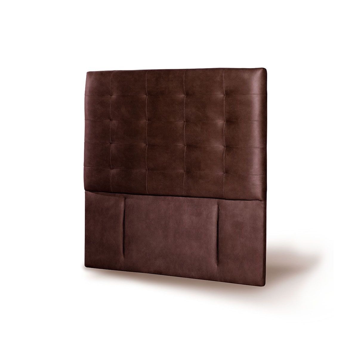 LATAM HOME - RESPALDO NAPOLES CUERO CAFÉ MORO 1 1/2 PZA