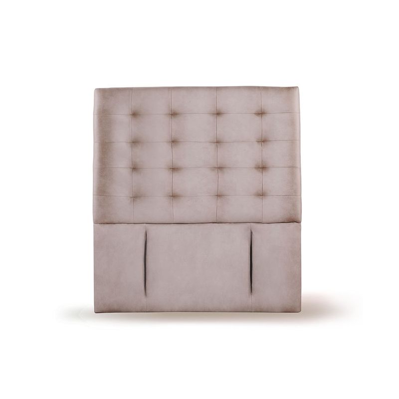 LATAM HOME - RESPALDO NAPOLES CUERO GRIS 1 1/2 PZA