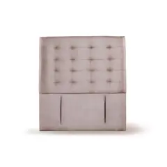 LATAM HOME - RESPALDO NAPOLES CUERO GRIS 1 1/2 PZA