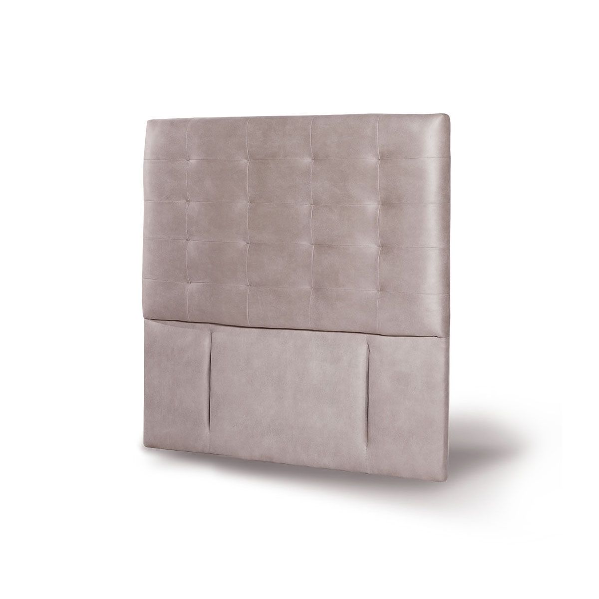 LATAM HOME - RESPALDO NAPOLES CUERO GRIS 1 1/2 PZA
