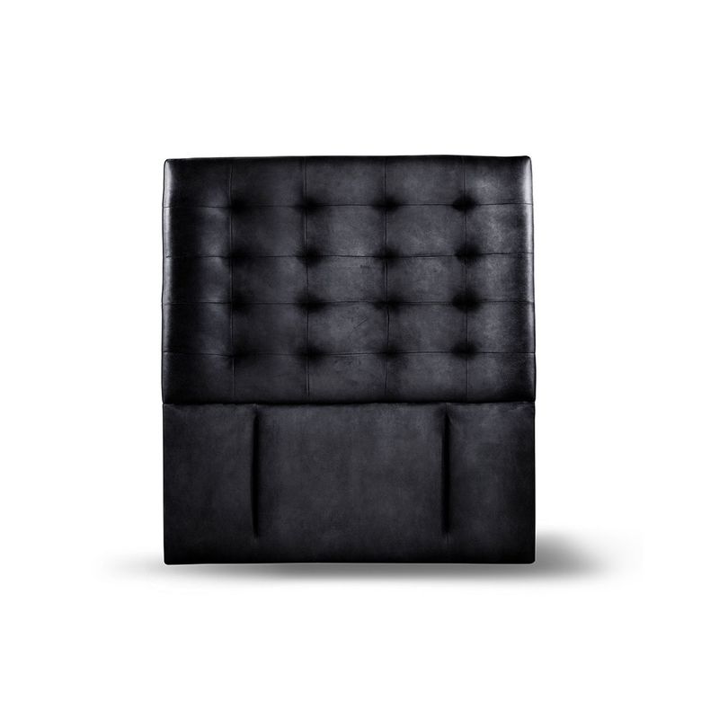 LATAM HOME - Respaldo Latam Home Nápoles Negro 1.5 Plazas