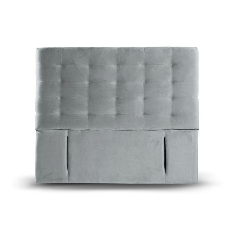 LATAM HOME - Respaldo Latam Home Napoles Gris 2 Plazas Capitoné