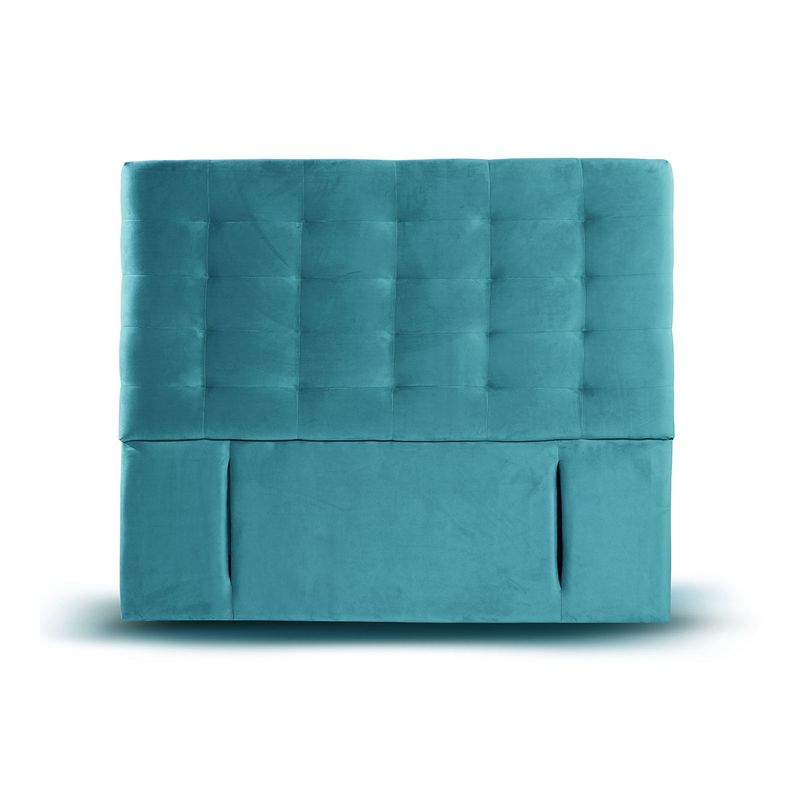 LATAM HOME - RESPALDO NAPOLES TELA TURQUESA 2 PZA