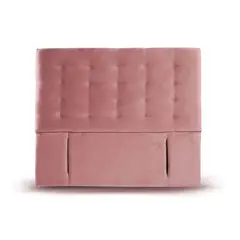 LATAM HOME - Respaldo Napoles 2 Plazas Tela Palo Rosa