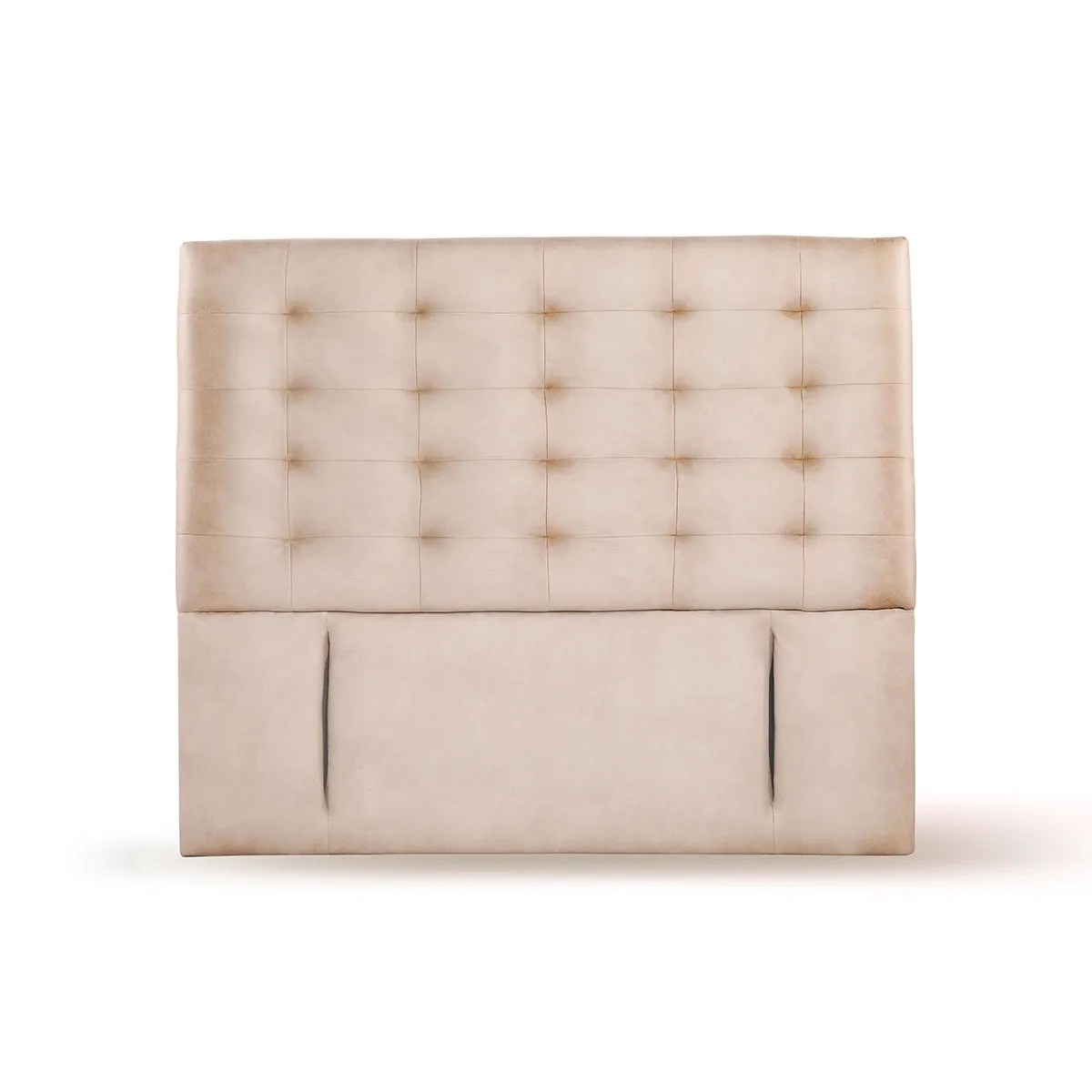 LATAM HOME - RESPALDO NAPOLES CUERO BEIGE 2 PZA