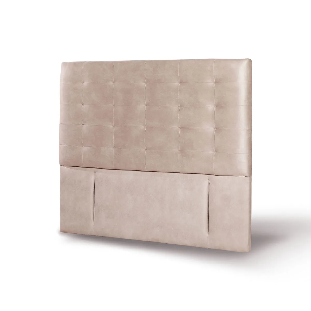 LATAM HOME - RESPALDO NAPOLES CUERO BEIGE 2 PZA
