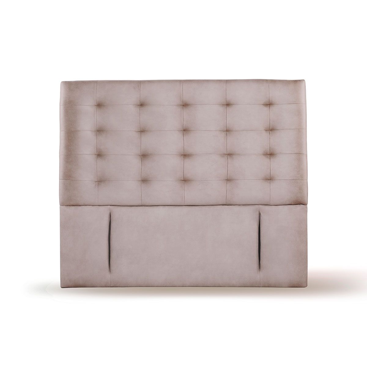 LATAM HOME - RESPALDO NAPOLES CUERO GRIS 2 PZA