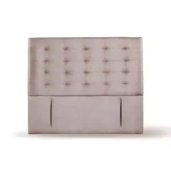 LATAM HOME - RESPALDO NAPOLES CUERO GRIS 2 PZA