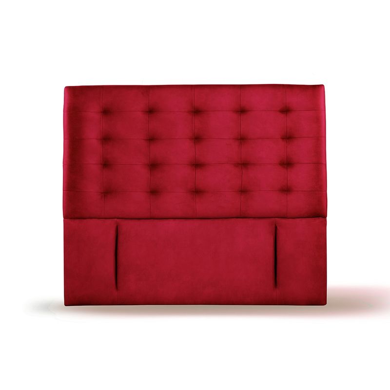 LATAM HOME - RESPALDO NAPOLES CUERO ROJO 2 PZA