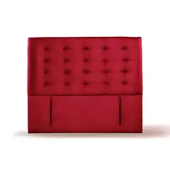 LATAM HOME - RESPALDO NAPOLES CUERO ROJO 2 PZA
