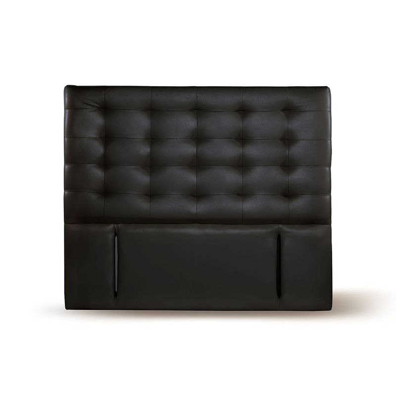 LATAM HOME - Respaldo Latam Home Napoles 2 Plazas Negro Pu
