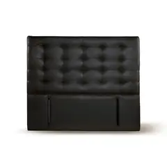 LATAM HOME - Respaldo Napoles 2 Plazas Negro Pu