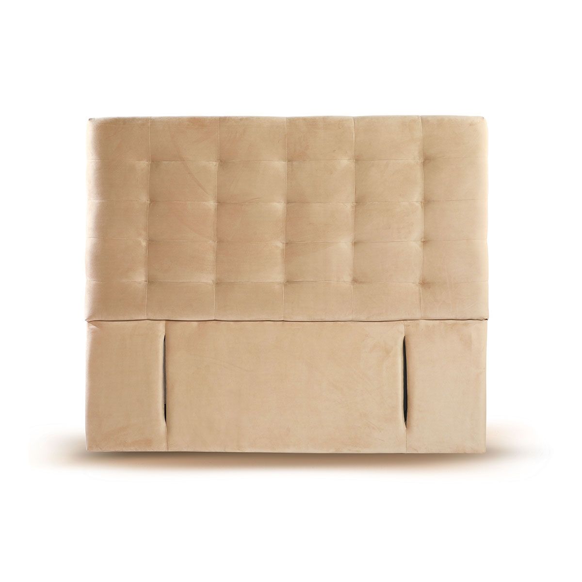 LATAM HOME - RESPALDO NAPOLES TELA BEIGE KING