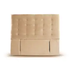 LATAM HOME - RESPALDO NAPOLES TELA BEIGE KING