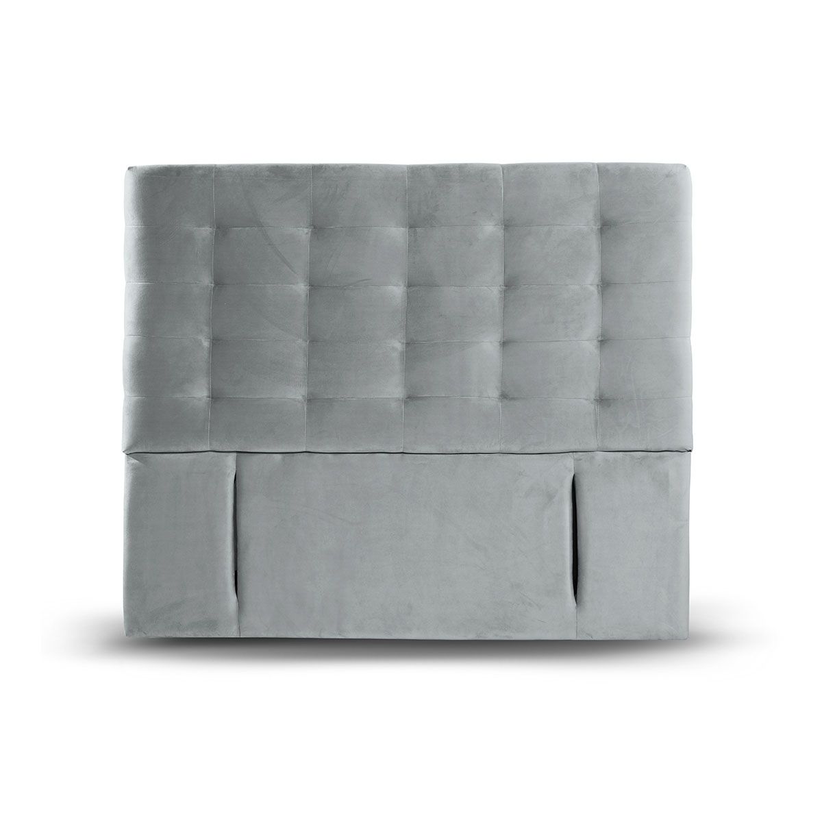 LATAM HOME - RESPALDO NAPOLES TELA GRIS KING