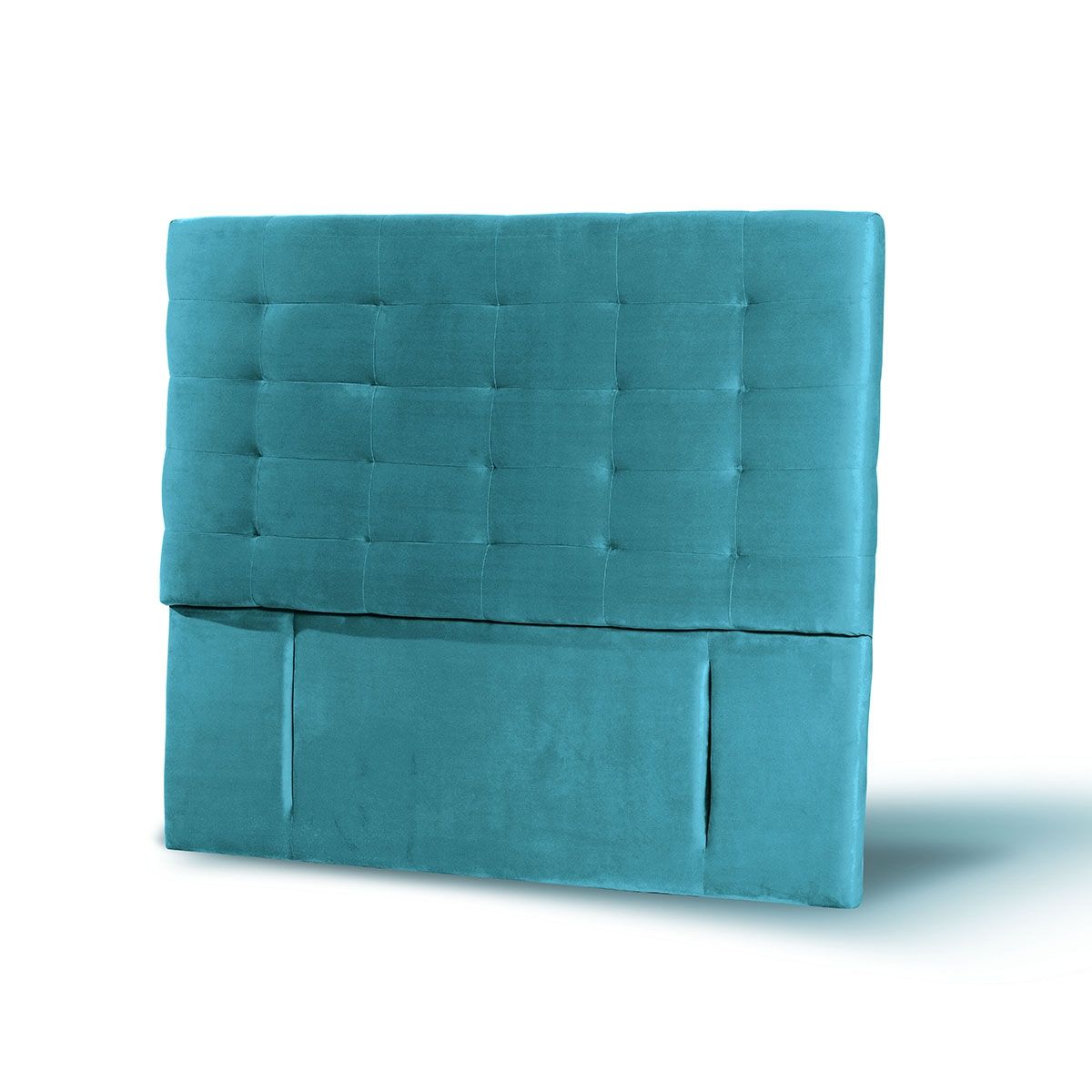 LATAM HOME - RESPALDO NAPOLES TELA TURQUESA KING