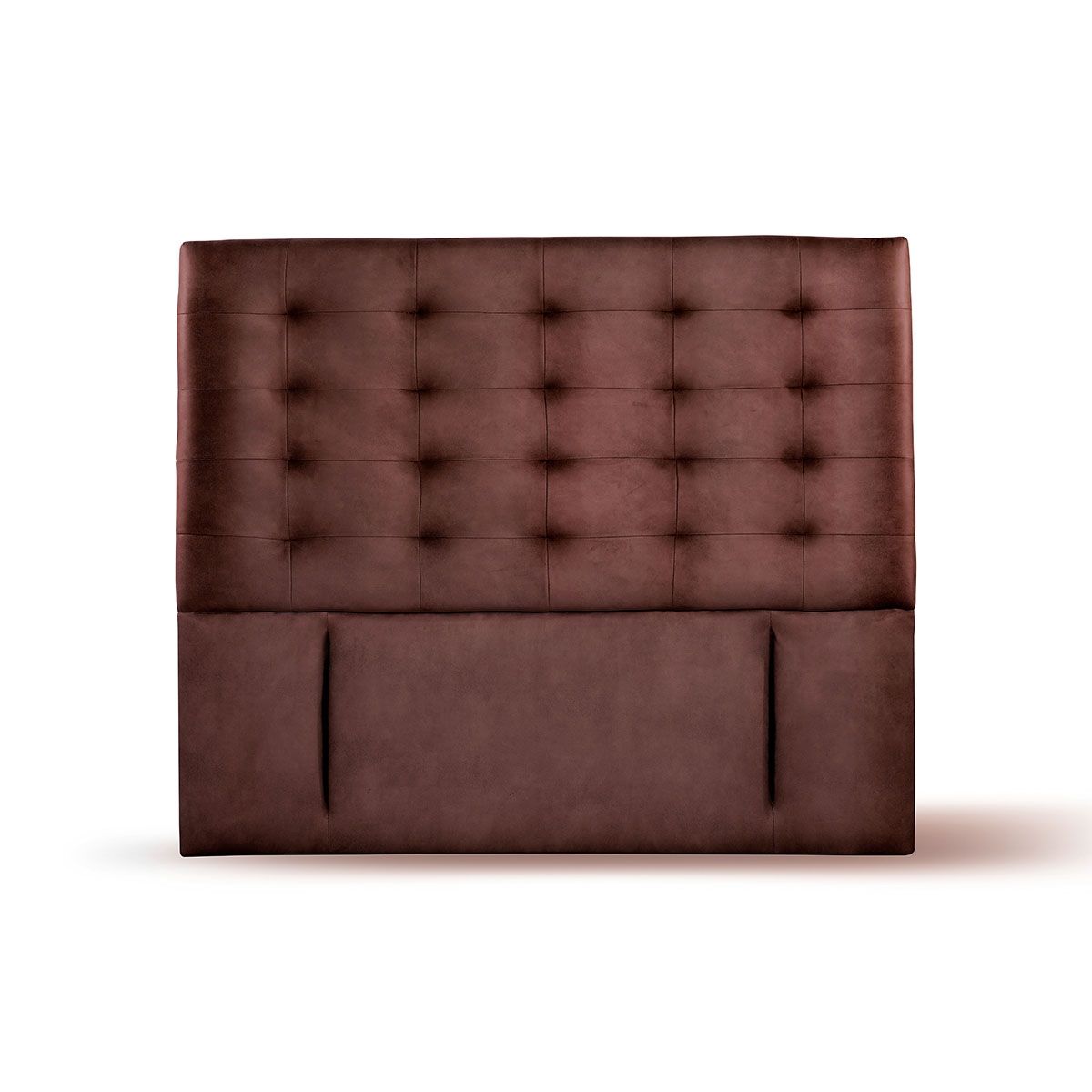 LATAM HOME - RESPALDO NAPOLES CUERO CAFÉ MORO KING